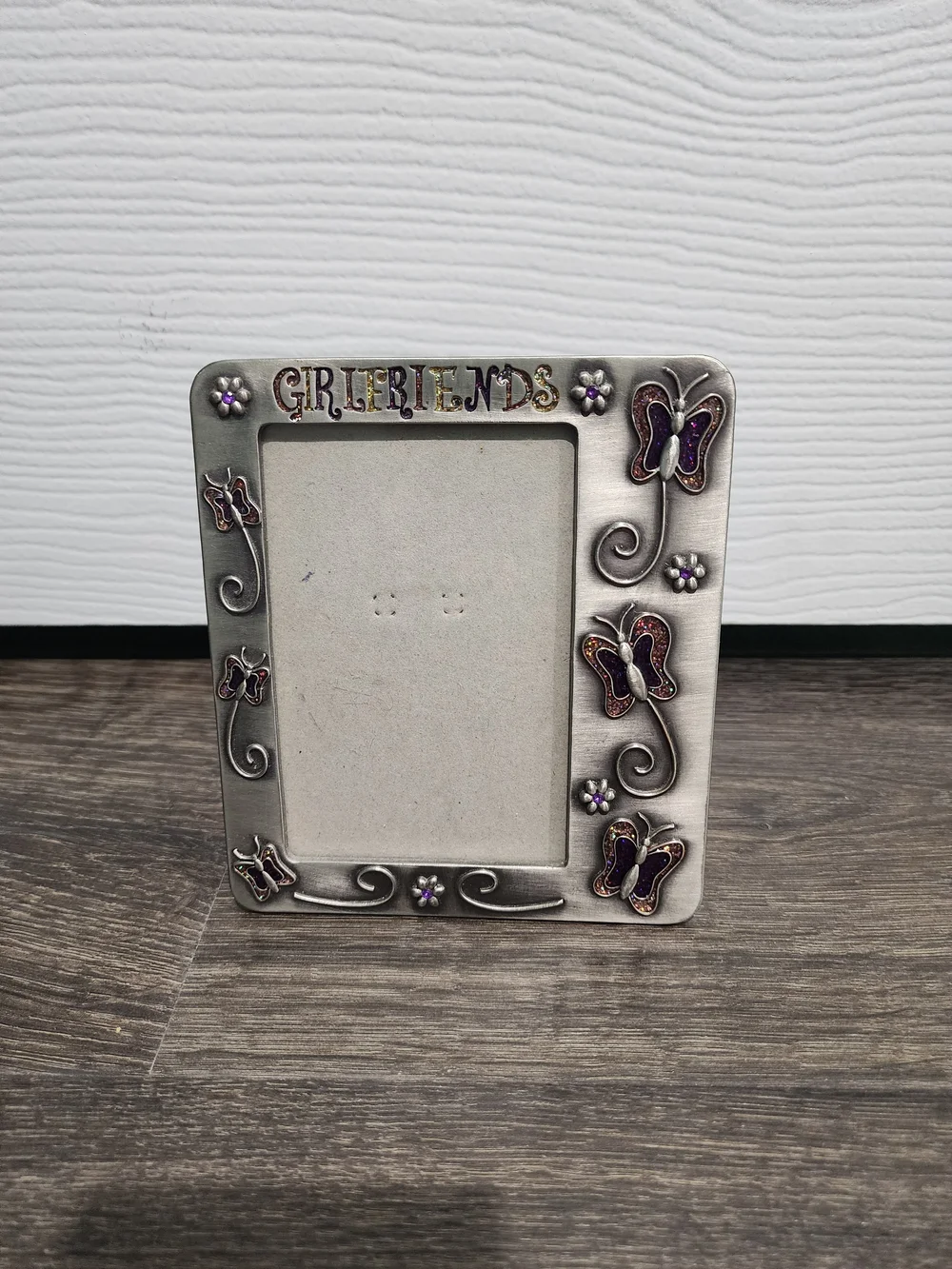 Metal And Glitter Y2K Girlfriends Butterfly Picture Frame